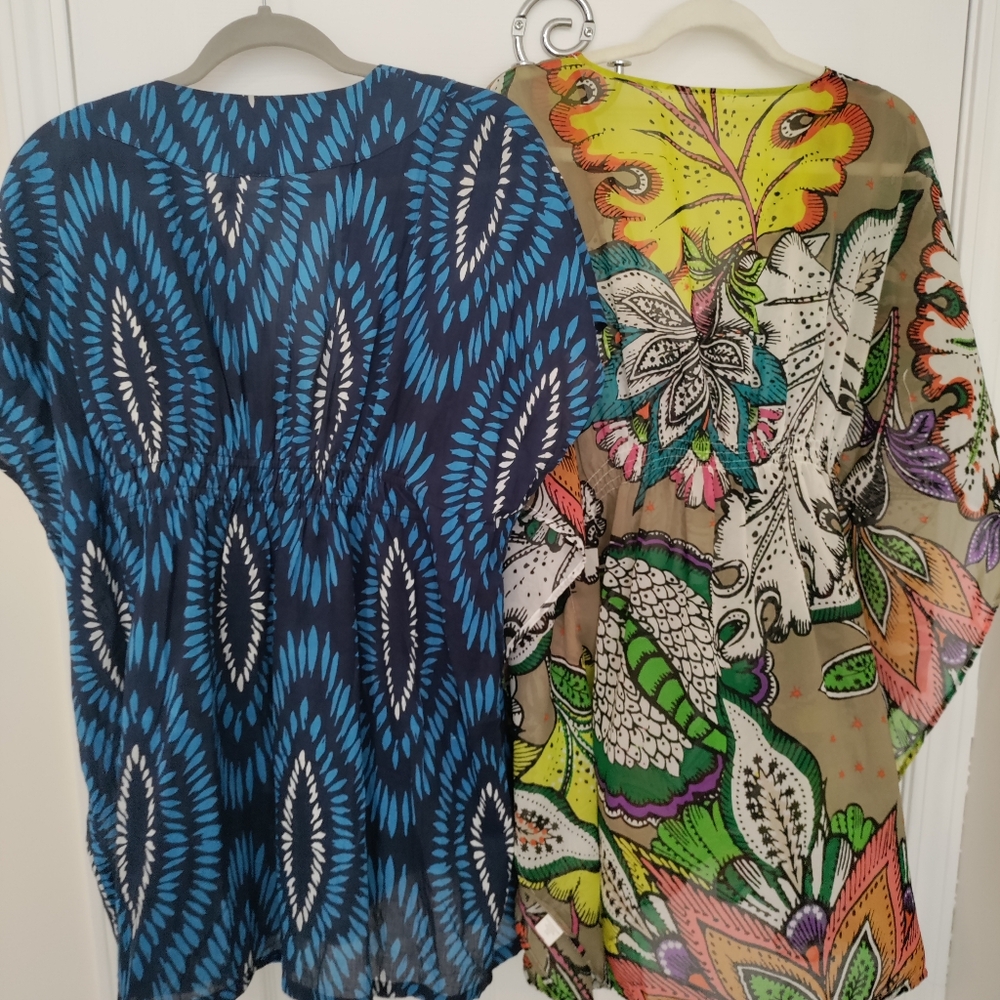 Echo Swim Tunics Coverup BUNDLE of 2 SZ S